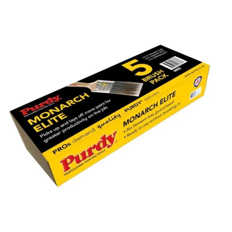Purdy - ME5 Monarch Elite Paint Brush Set 5 Piece PURME5