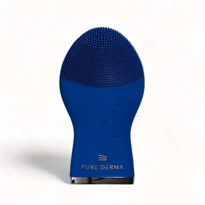 Pure Derma London Ultrasonic Facial Cleansing Brush in Blue Blue