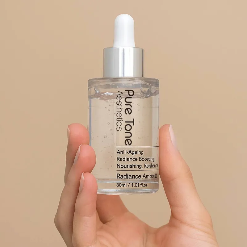 Pure Tone Aesthetics Radiance Ampoule Dual-Action Anti-Ageing Serum in Clear Size: 30ml Clear 30ml