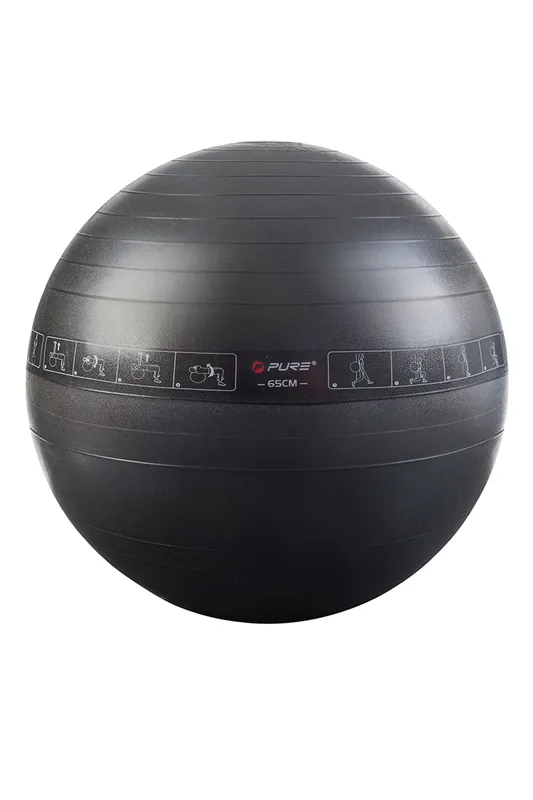 Pure2Improve Gym Ball 65cm in Black Size: XL Black XL