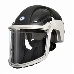 PureFlo Gentex Pf3000 Hard Hat (Black) Papr Clear Visor P3