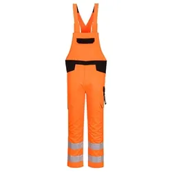 PW2 Hi-Vis Bib & Brace (Orange & Black) Large