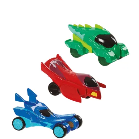 Pyjamasheltene Pyjama Heroes Night Time Micros Hero Cars - 3 pcs