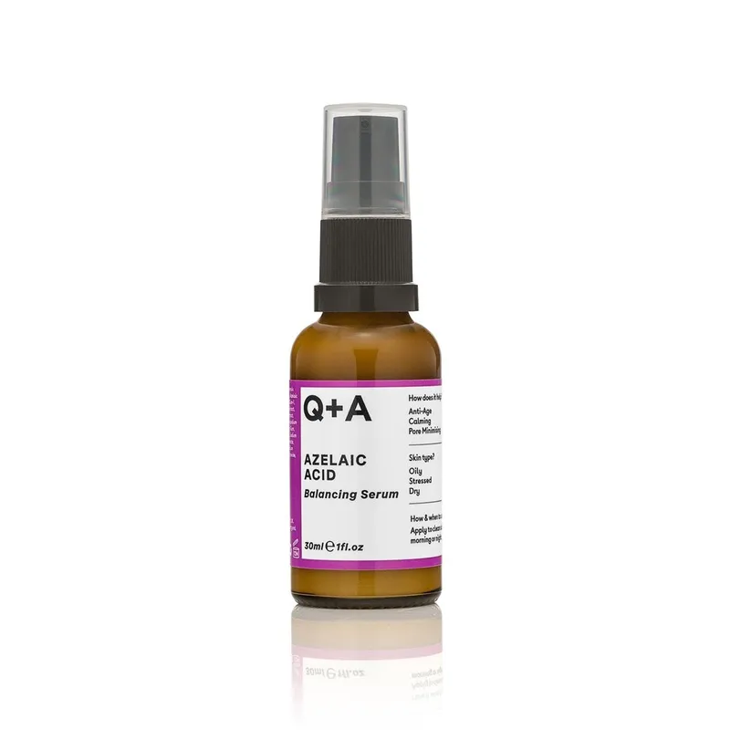 Q+A Azelaic Acid Facial Serum 30ml - Antioxidant Rich - Face the Future