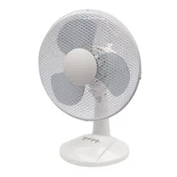 Q-Connect 12 Inch/305mm Desk Fan White KF00405