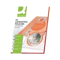 Q-Connect A3 Laminating Pouch 200 Micron Gloss (Pack of 100) - KF04123