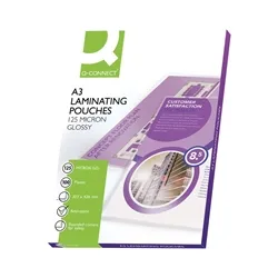 Q-Connect A3 Laminating Pouch 250 Micron (Pack of 100) Ref KF04124