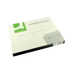 Q-Connect A4 Tabbed Suspension Files Manilla Green Pk 10 - KF21017