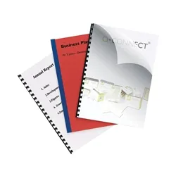 Q-Connect Clear A4 Pvc Binding Covers 250 Micron Pk 100 - KF24011
