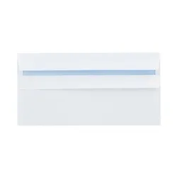 Q-Connect DL Envelopes Wallet Self Seal 100gsm White (Pack - KF3514