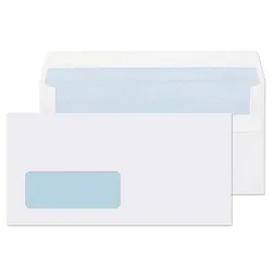Q-Connect DL Envelopes Window Self Seal 90gsm White (1000 Pack) KF3481