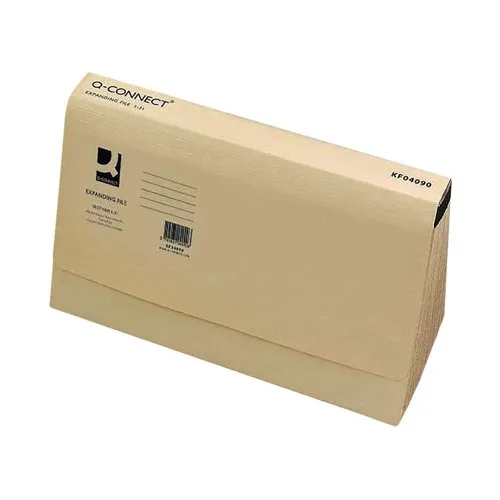 Q-Connect Expanding File Foolscap 31 Pocket Manilla Ref KF04090