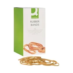 Q-Connect Rubber Bands No.38 152.4 x 3.2mm 500g Ref KF10544