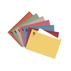 Q-Connect Square Cut Folder Lightweight 180gsm Foolscap - KF01491