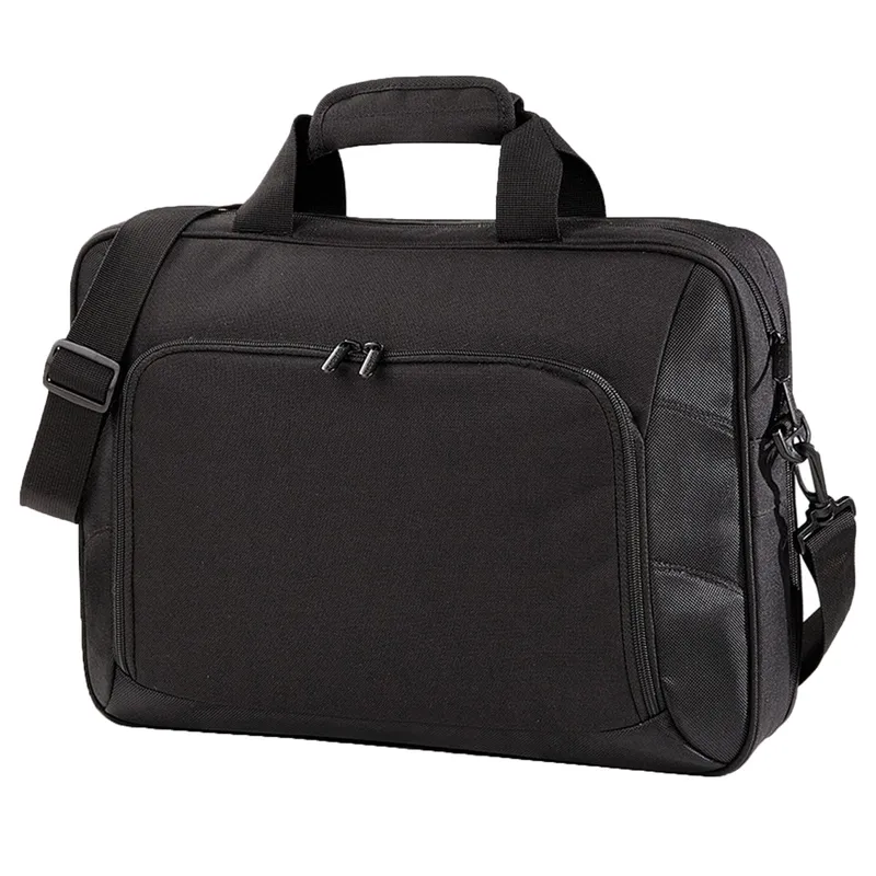 Quadra Men's Executive Digital Office Bag (17inch Laptop Compatible) in Black Black