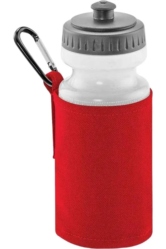Quadra Water Bottle & Holder in Red Red
