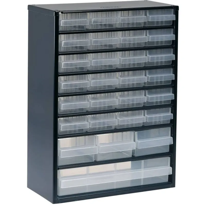 Raaco 28 Drawer Metal Cabinet