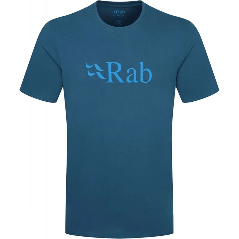 Rab Men's Stance Logo Tee Dark Blue