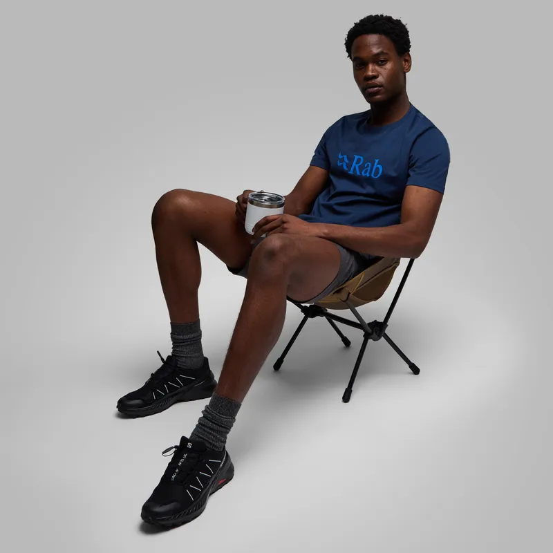 Rab Men's Stance Logo Tee Dark Blue