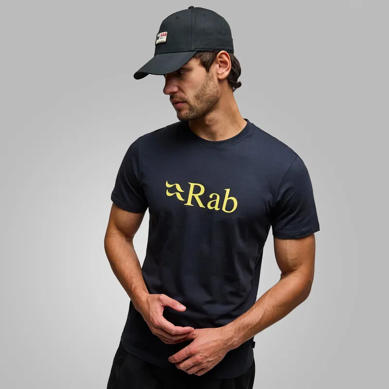 Rab Men's Stance Logo Tee Dark Grey