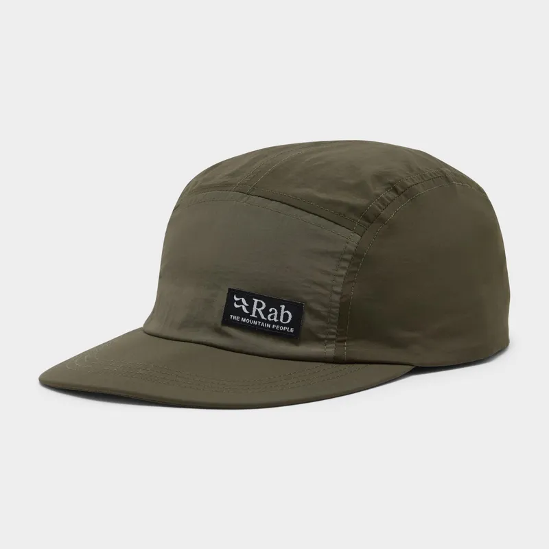 Rab Unisex Vista 5 Panel Cap Army/Light Khaki