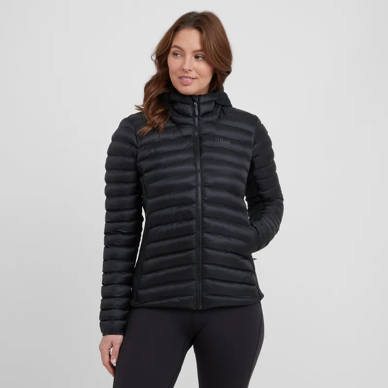 Rab Womens Cirrus Flex Hoody / Black / 12 - Size: 12