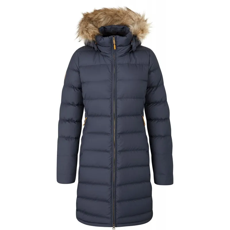 Rab Womens Deep Cover Parka / Denim / 14 - Size: 14