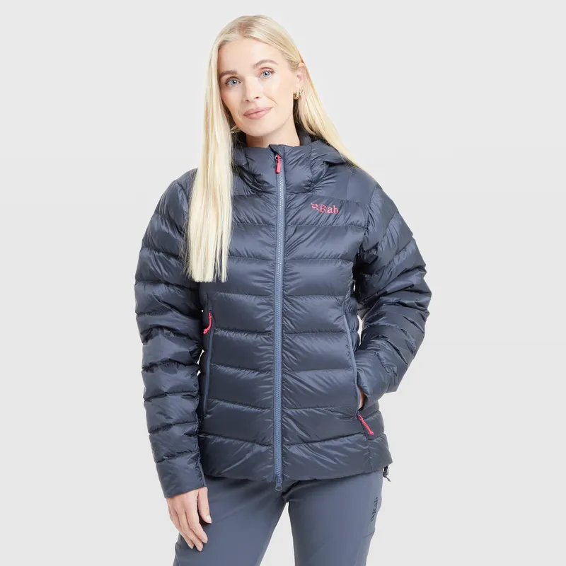 Rab Womens Electron Pro Hoody / Steel / 12 - Size: 12