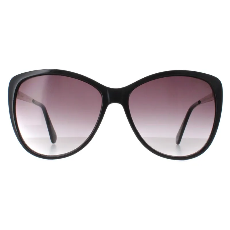 Radley Women's Cat Eye Glossy Black Purple Gwyneth Black