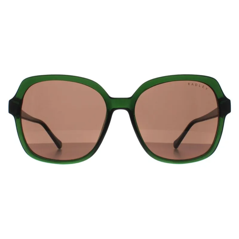 Radley Women's Square Transparent Dark Green Brown Phoenix 6505 Green