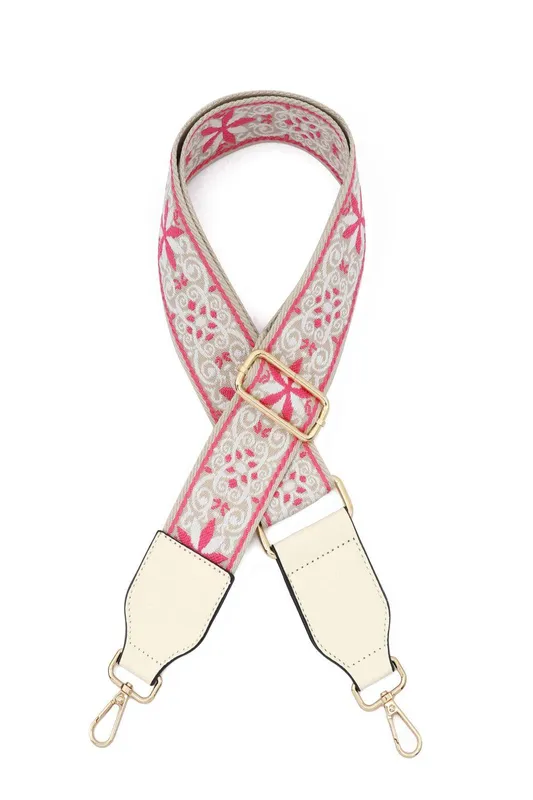 Raffaella Women's Cross Body Bag Strap in Pink - Pink