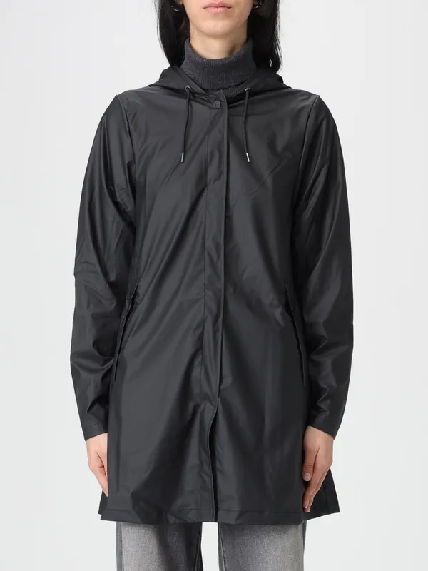 Rains Jacket Woman color Black - Size: S - female