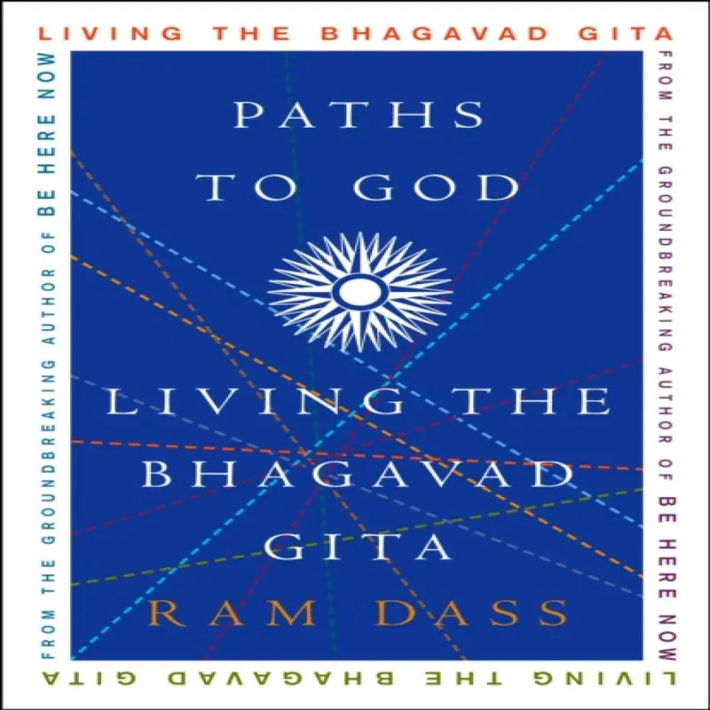 Ram Dass Paths to God Paperback Book Multicolor