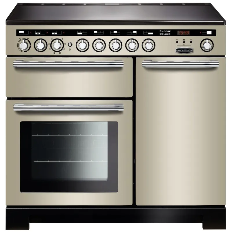 Rangemaster EDL100EIIV/C Encore 100cm Deluxe Induction Range Cooker 117360 - Ivory