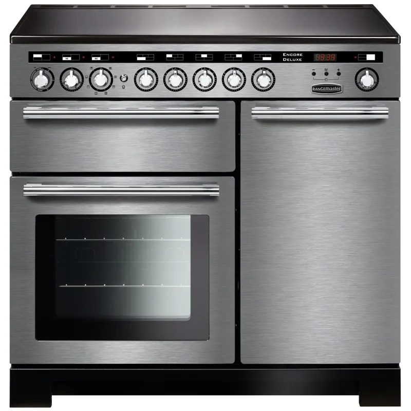 Rangemaster EDL100EISS/C Encore 100cm Deluxe Induction Range Cooker 117370 - Stainless Steel