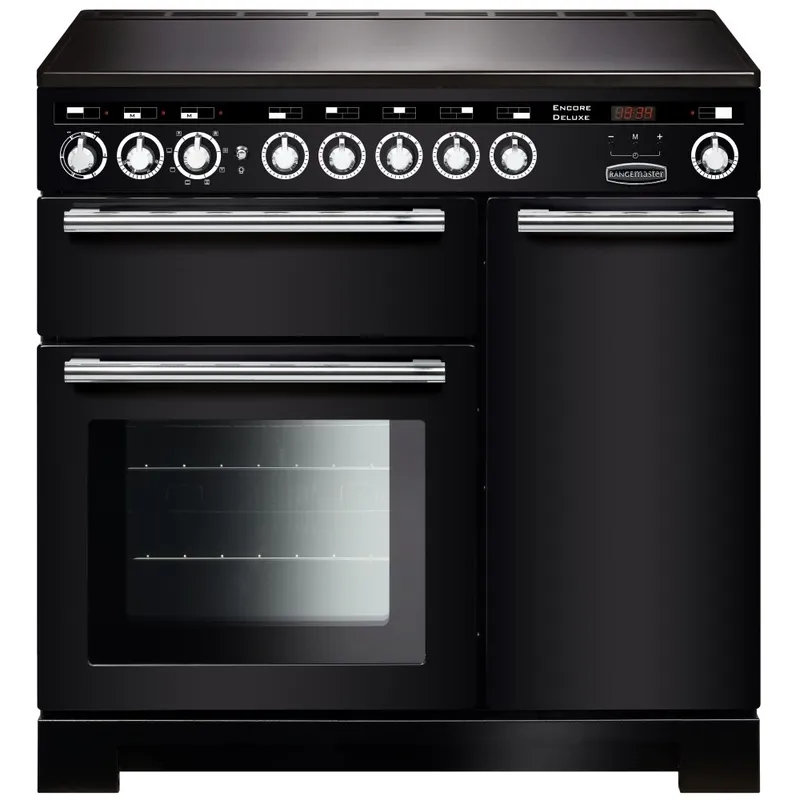 Rangemaster EDL90EIBL/C Encore 90cm Deluxe Induction Range Cooker 117300 - Black