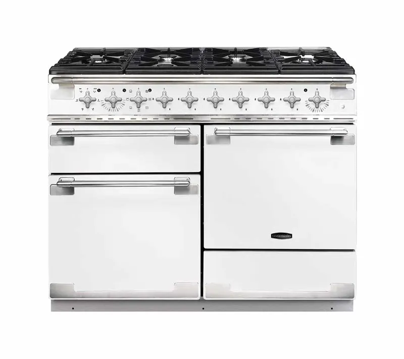 Rangemaster ELS110DFFWH Elise 110cm Dual Fuel Range Cooker 94250 - White