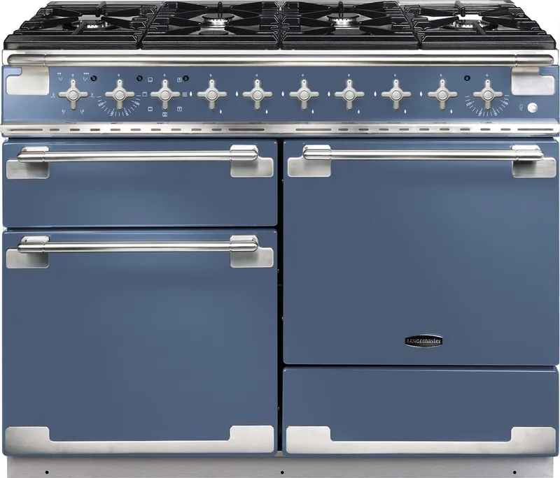 Rangemaster ELS110DFFSB Elise 110cm Dual Fuel Range Cooker 126900 - Stone Blue