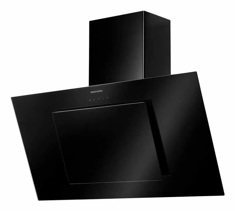 Rangemaster OPLHD90BL/ 90cm Wide Opal Black Wall-Mounted Cooker Hood