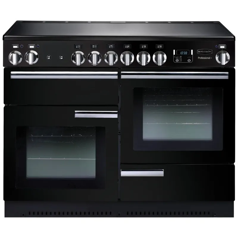 Rangemaster PROP110ECGB/C Professional Plus 110cm Ceramic Range Cooker 91880 - Black