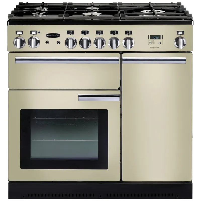 Rangemaster PROP90NGFCR/C Professional Plus 90cm Gas Range Cooker 91920 - Cream