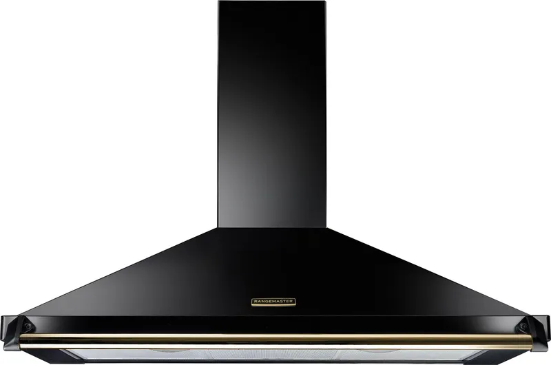 Rangemaster RCLAHDC90BL/B 90cm Chimney Cooker Hood - Black