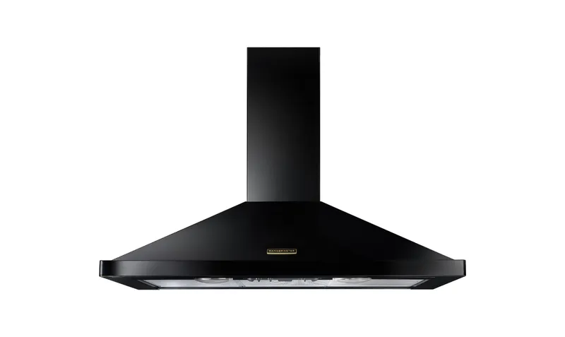 Rangemaster RHDC110BL/B 110cm Wide Black Wall-Mounted Cooker Hood