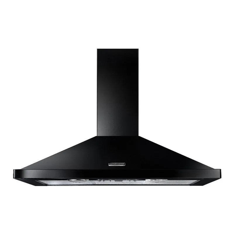 Rangemaster RHDC110BL/C 110cm Chimney Hood Chrome Badge - Black
