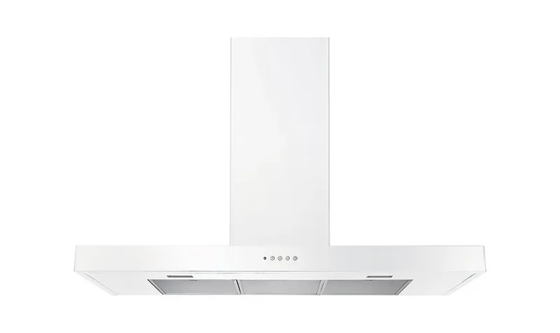 Rangemaster UHDF100WH/ 100cm Wide White Wall-Mounted Cooker Hood