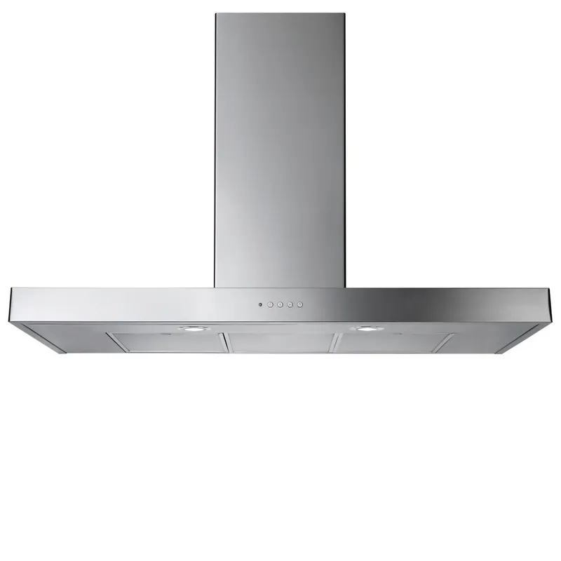 Rangemaster UNBHDS100SS 100cm Flat Chimney Hood - Stainless Steel