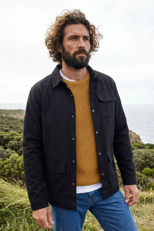 Rapanui Men's Cotton Overshirt