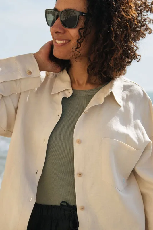 Rapanui Women's Linen Shirt - - Size: 18