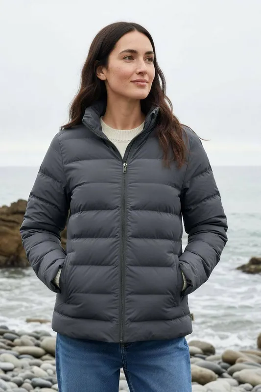 Rapanui Women's Recovered Puffer Jacket - - Size: 12