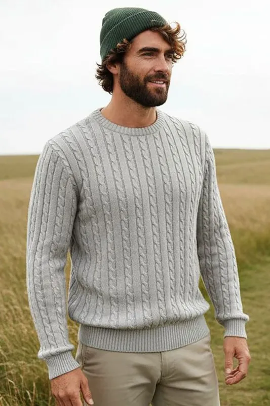 Rapanui Men's Cable Knit Jumper